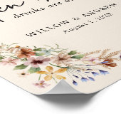 Vintag Boho Bar Poster (Ecke)