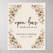 Vintag Boho Bar Poster (Vorne)