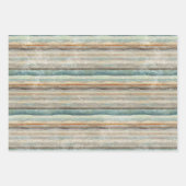 Vintag Boho Beach Vibes Gemustert Geschenkpapier Set (Vorderseite 3)
