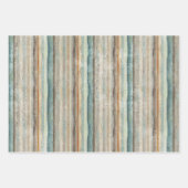 Vintag Boho Beach Vibes Gemustert Geschenkpapier Set (Vorderseite)