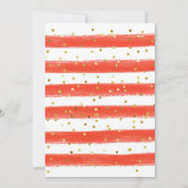 Vintag Boho Blume Girl Baby Dusche Einladung (Rückseite)