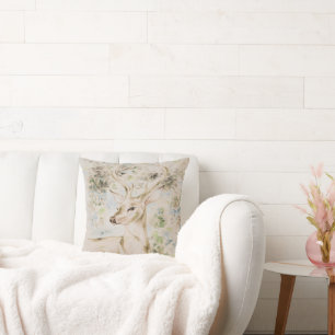 Vintag BOHO Bohemisches Blumenwild Kissen