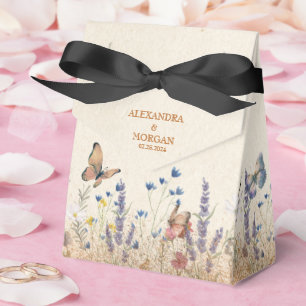 Vintag Boho Butterfly Garden Wedding Geschenkschachtel