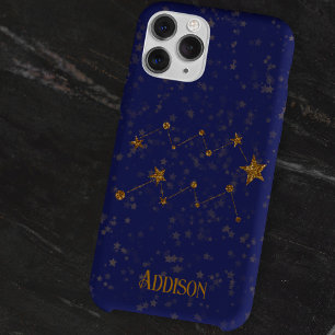 Vintag Boho Celestial Aquarius Star Sign Zodiac Case-Mate iPhone Hülle