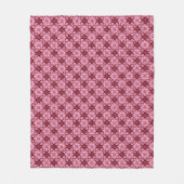 Vintag Boho Chic Blumenmuster Fleecedecke (Vorderseite)