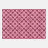 Vintag Boho Chic Blumenmuster Geschenkpapier Set (Vorderseite 2)