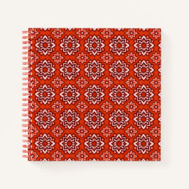 Vintag Boho Chic Blumenmuster Notizblock