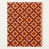 Vintag Boho Chic Blumenmuster Planer (Rückseite)