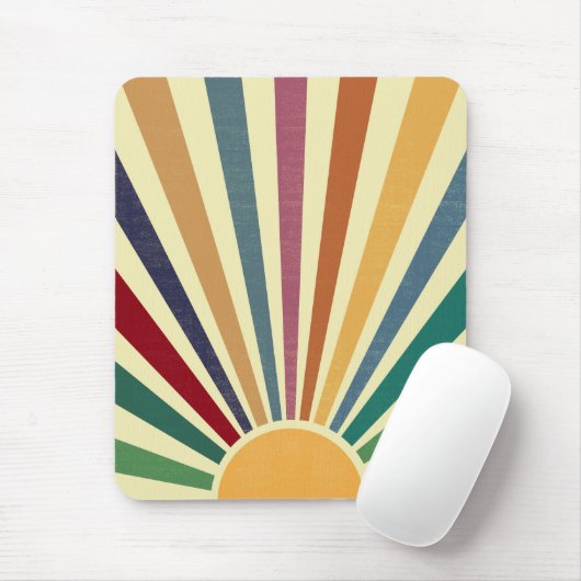 Vintag Boho Colors Mousepad (Mit Mouse)