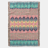 Vintag Boho Daisy Blanket Decke (Vorderseite Vertikal)