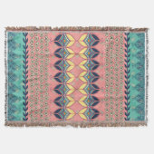 Vintag Boho Daisy Blanket Decke (Vorderseite)