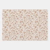 Vintag | boho floral geschenkpapier set (Vorderseite 2)