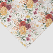 Vintag Boho Floral Hand Schriftbild-Dekoupage Seidenpapier (Ausschnitt)