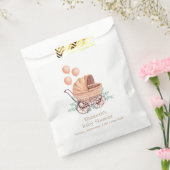 Vintag Boho Greenery Stroller Balloon Baby Shower Geschenktütchen (Versiegelt)