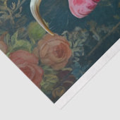 Vintag Boho Highland Kuh Rosa Stühle Decoupage Seidenpapier (Ausschnitt)