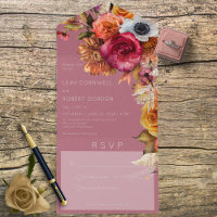 Vintag Boho Jewel & Pink Floral No Dinner