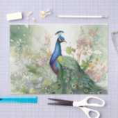 Vintag Boho Peacock Peacocks Decoupage Seidenpapier (Handwerk)