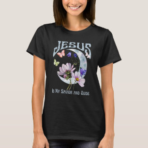 Vintag Boho Retro Christlicher Glaube Jesus Inspir T-Shirt