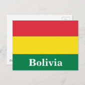 Vintag Bolivien Reisen Tourismus Postkarte (Vorne/Hinten)