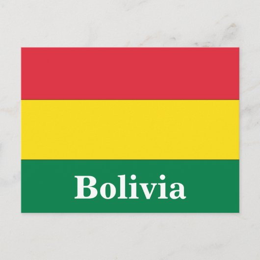Vintag Bolivien Reisen Tourismus Postkarte (Vorderseite)