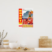 Vintag Bondi Beach Australia Reisen Poster (Küche)