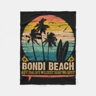 Vintag Bondi Beach, Australias Wildest Surfing Sp. Fleecedecke