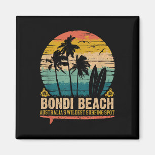 Vintag Bondi Beach, Australias Wildest Surfing Sp. Magnet
