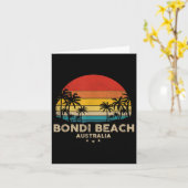 Vintag Bondi Beach - Australien Beach Souvenir Karte (Gelbe Blume)