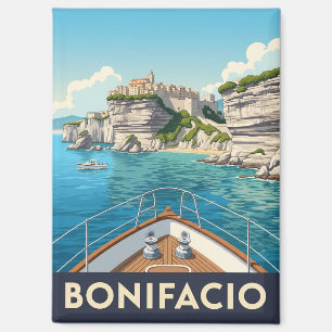 Vintag Bonifacio Korsika Magnet
