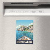 Vintag Bonifacio Korsika Magnet (In Situ (Geschirrspüler))