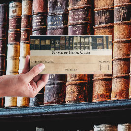 Vintag Book Club Lesespeicher-Lesezeichen