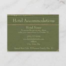 Vintag Book Hotel Unterkunft Eintrittskarten Begleitkarte