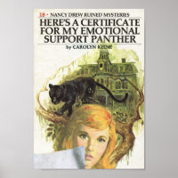 Vintag Book Parody Cover Support Panther