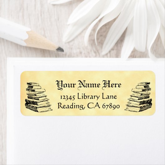 Vintag Books Custom Rücksendeadresse Imitats (Insitu)
