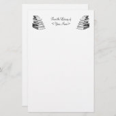 Vintag Books Custom Stationery Briefpapier (Vorne/Hinten)