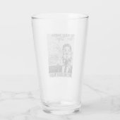Vintag Booze Cartoon Glas (Rückseite)