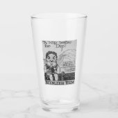 Vintag Booze Cartoon Glas (Vorderseite)