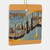 Vintag Boston MA Keramikornament (Rechts)