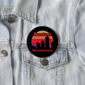 Vintag Boston Massachusetts Button (Beispiel)