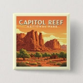 Vintag Boston Massachusetts Button (Vorderseite)