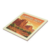 Vintag Boston Massachusetts Fliese (Seite)