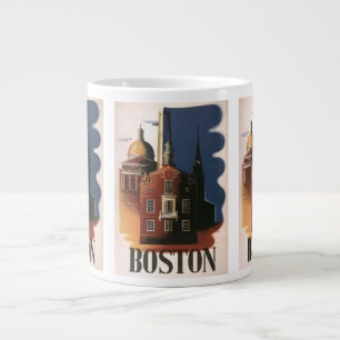 Vintag Boston, Massachusetts Paul Reveres Reise Jumbo-Tasse