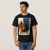 Vintag Boston, Massachusetts Paul Reveres Reise T-Shirt (Vorne ganz)
