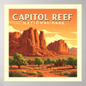 Vintag Boston Massachusetts Poster (Vorne)