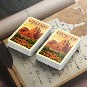 Vintag Boston Massachusetts Spielkarten