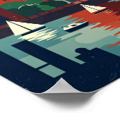 Vintag Boston Poster (Ecke)