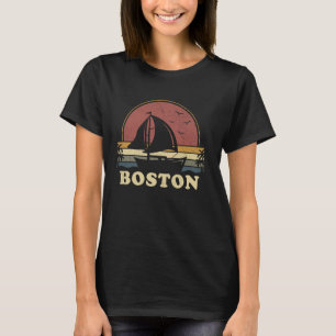 Vintag Boston Segelboot Sommerboot Sai T-Shirt