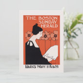 Vintag Boston Sunday Herald (Stehend Vorderseite)