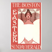 Vintag Boston Sunday Herald Cover Poster (Vorne)