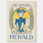 Vintag Boston Sunday Herald Magnet (Vorderseite)